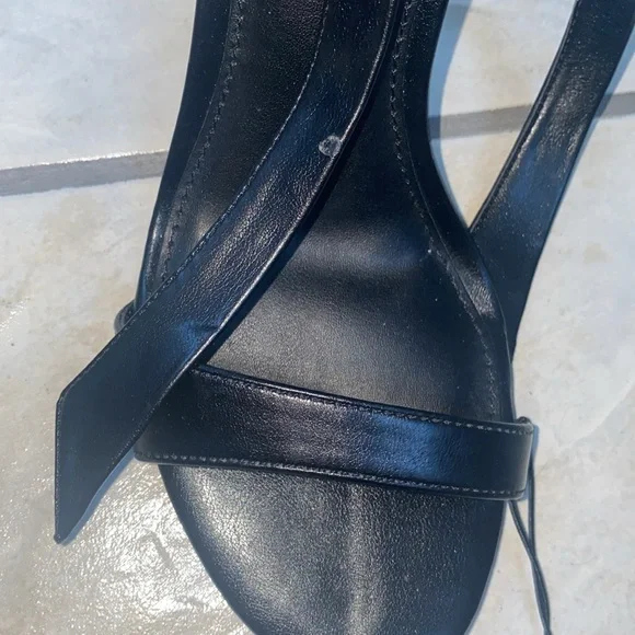 NWT! EXPRESS Ankle Tie Heeled Sandals - Picture 10 of 11